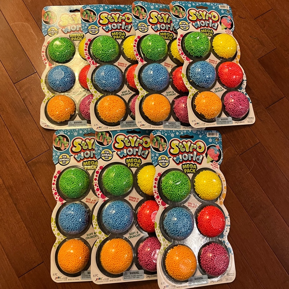 Brand NEW Styroworld mega packs lot
